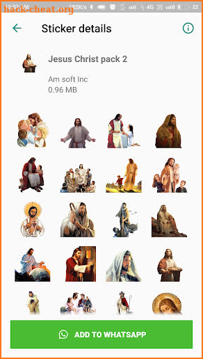 Jesus Christ Sticker Pack for WhatsApp screenshot