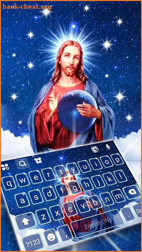 Jesus Lord Christ Keyboard Background screenshot