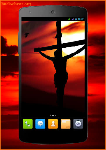 Jesus on the cross Live Wallpaper screenshot