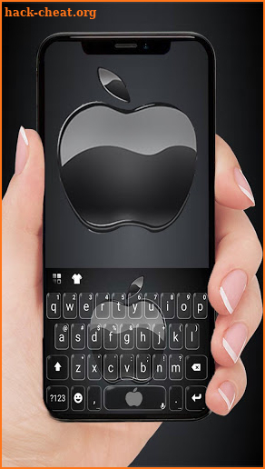 Jet Black New Phone10 Keyboard Theme screenshot