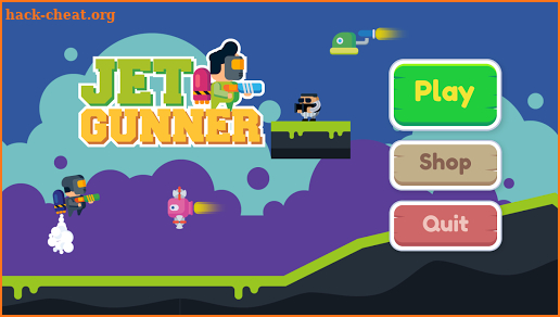 Jet Gunner: Hero Jetpack Man, Jumping and Shooting screenshot