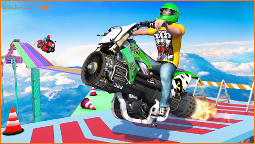 Jet Hover Bike Racing - Mega Ramp Racing Stunts screenshot