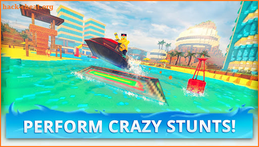 Jet Ski Craft: Crafting, Stunts & Jetski Games 3D screenshot