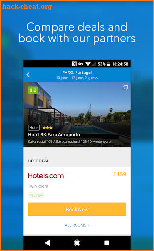 Jetaways - Flights and Hotels, Travel Deals screenshot