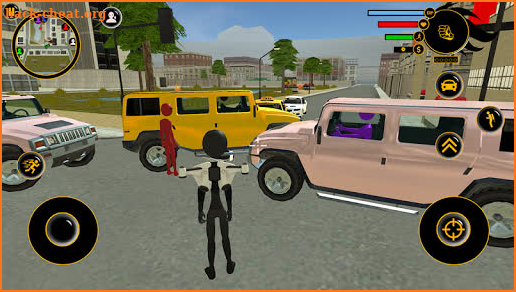 Jetpack Spider Stickman Rope Hero Gangstar Crime screenshot