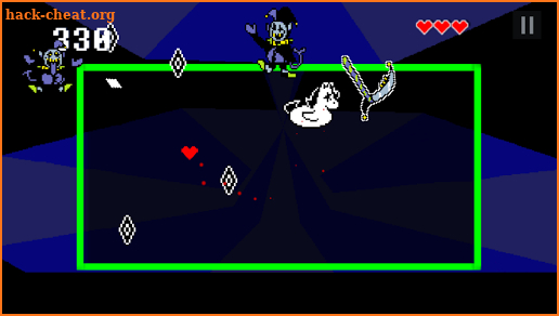 jevil clown - delta attack screenshot