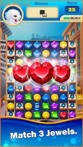 Jewel City : World Tour Match 3 Puzzle screenshot