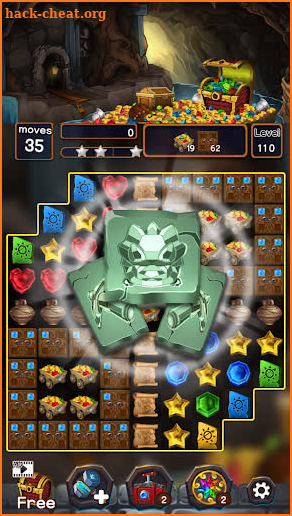 Jewel Mine Quest: Match-3 puzzle screenshot