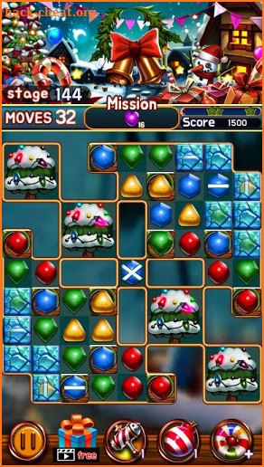 Jewel Snow Puzzle screenshot