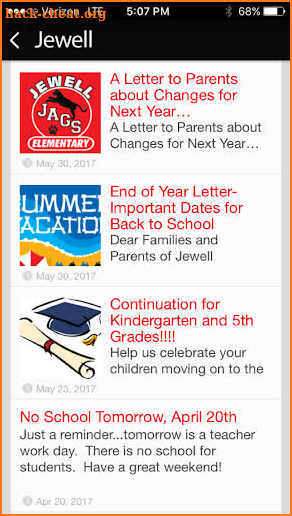 Jewell Elementary screenshot