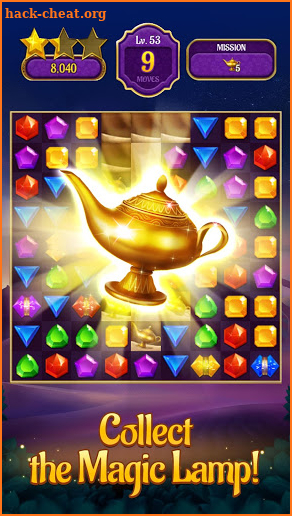 Jewels & Genies: Aladdin Quest - Match 3 Games screenshot