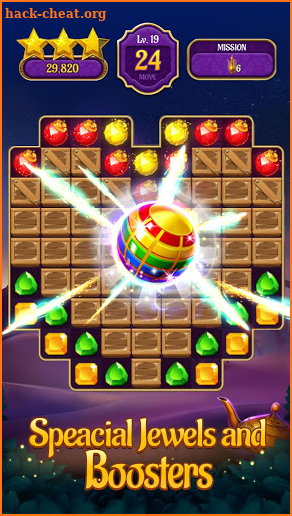 Jewels & Genies: Aladdin Quest - Match 3 Games screenshot