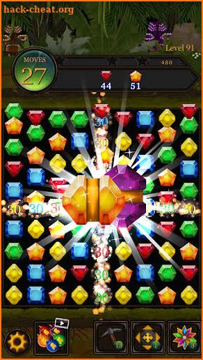 Jewels & Jungle Pop : Match3 Gem Crush Puzzle screenshot