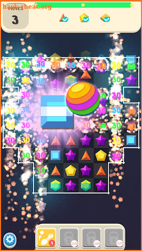 Jewels & Space Pop : Magic Match3 Puzzle screenshot