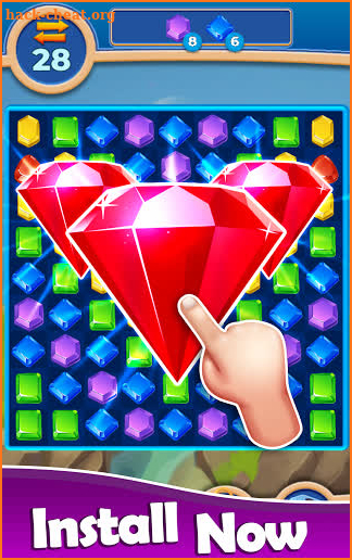 Jewels Classic - Jewels Crush Legend Puzzle screenshot