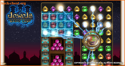 Jewels Magic Lamp : Match 3 Puzzle screenshot