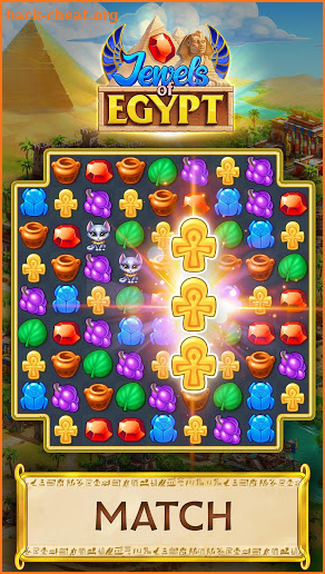 Jewels of Egypt: Match Game screenshot