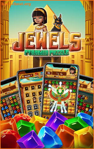 Jewels Pyramid Puzzle 2021 - Match 3 Puzzle screenshot