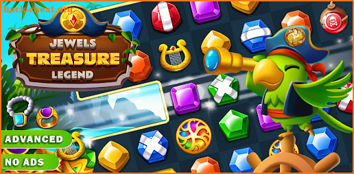 Jewels Treasures Match 3 Pro screenshot