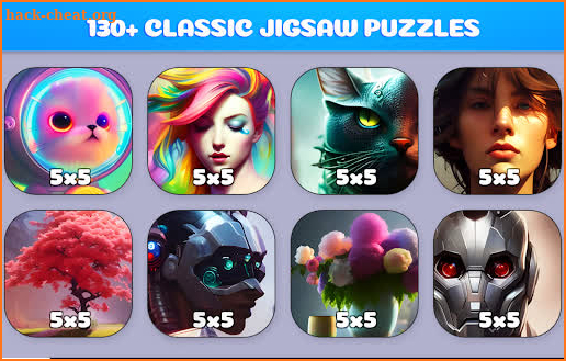 Jigsaw AI: classic puzzle game screenshot