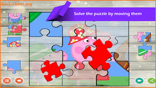 Jigsaw puzzle - peppa pig screenshot