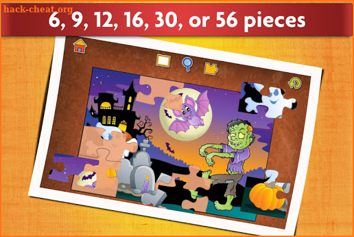 Jigsaw Puzzles Halloween Game for Kids 👻 screenshot