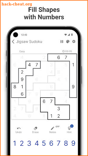 Jigsaw Sudoku screenshot