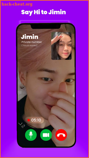 Jimin BTS Call for Army BTS screenshot