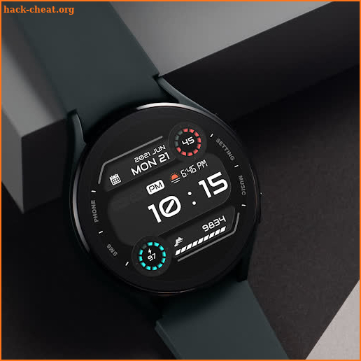 JJ-Digital005 Watch Face screenshot