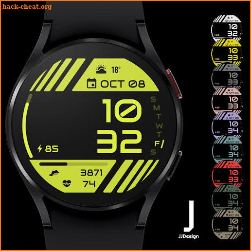 JJ-Digital008 Watch Face screenshot