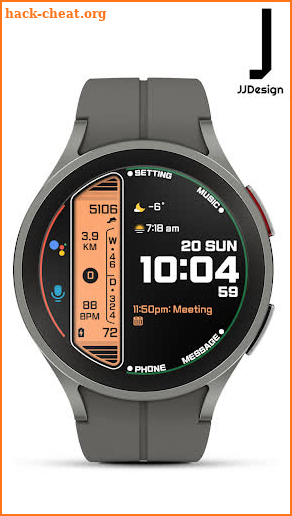 JJ-Digital018 Watch Face screenshot