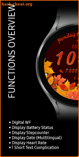 JK_37 [Watch Face] Autumn screenshot