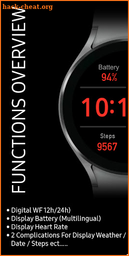 JK_58 Dashboard [Watch Face] screenshot