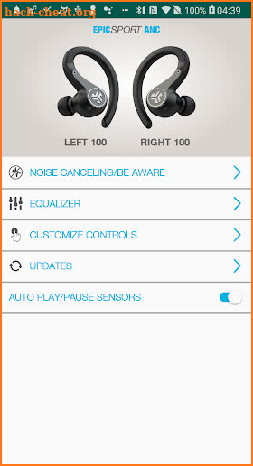 JLab Air ANC screenshot