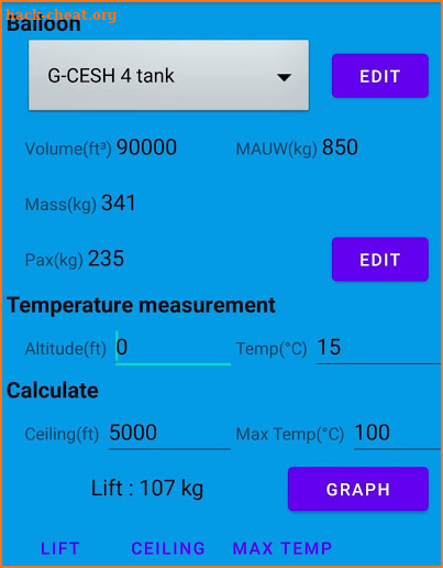 JLoadCalc screenshot