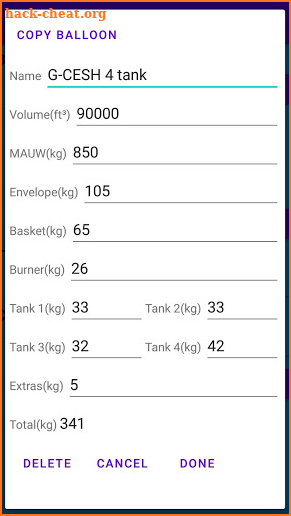 JLoadCalc screenshot