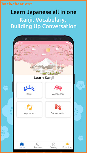 JLPT Japanese Study Kanji Vocabulary N5 N4 N3 N1 screenshot