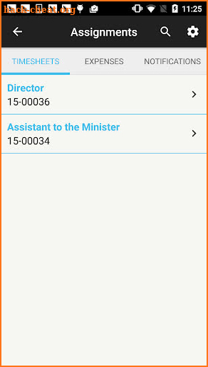 JobDiva MyTime screenshot