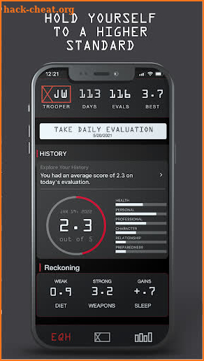 Jocko EQH App screenshot