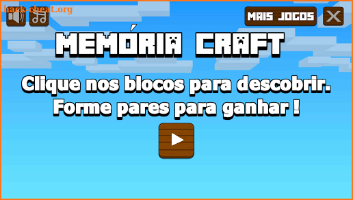 Jogo da Memória Craft screenshot