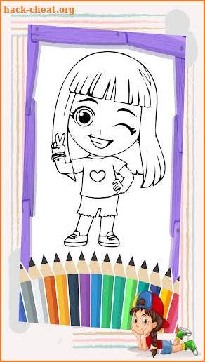 Jogo Pintar Luccas Neto color screenshot