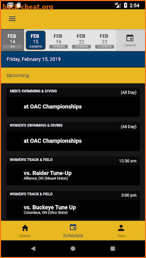 John Carroll Athletics screenshot