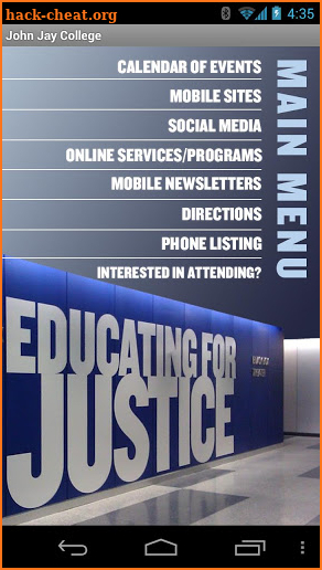 John Jay College - CUNY App screenshot