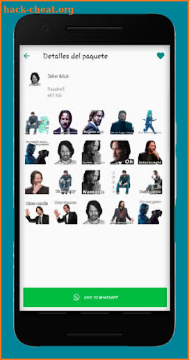 John Wick Stickers for WhatsApp screenshot