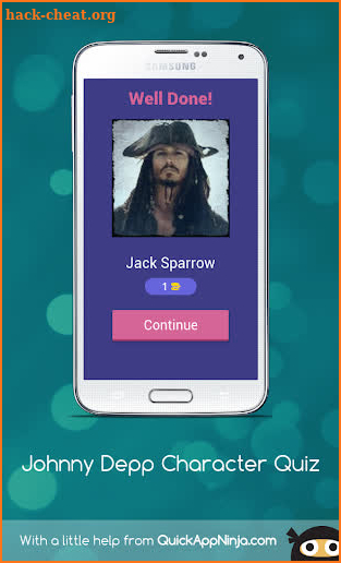 Johnny Depp Character Quiz screenshot