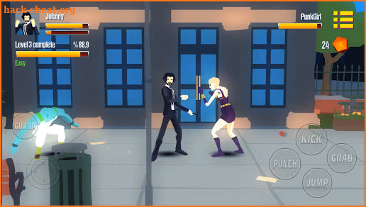 Johnny Street Fighter Warrior: Combat Crime City screenshot