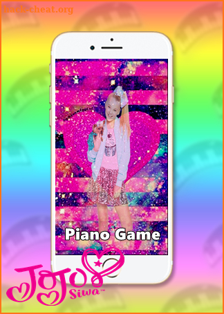 Jojo Siwa Boomerang Piano Tiles Game screenshot