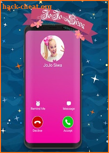 JoJo Siwa fake calling -Exclusive app screenshot