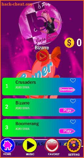 Jojo Siwa Game Piano Tiles screenshot