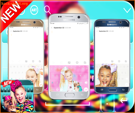 Jojo Siwa Keyboard Themes screenshot